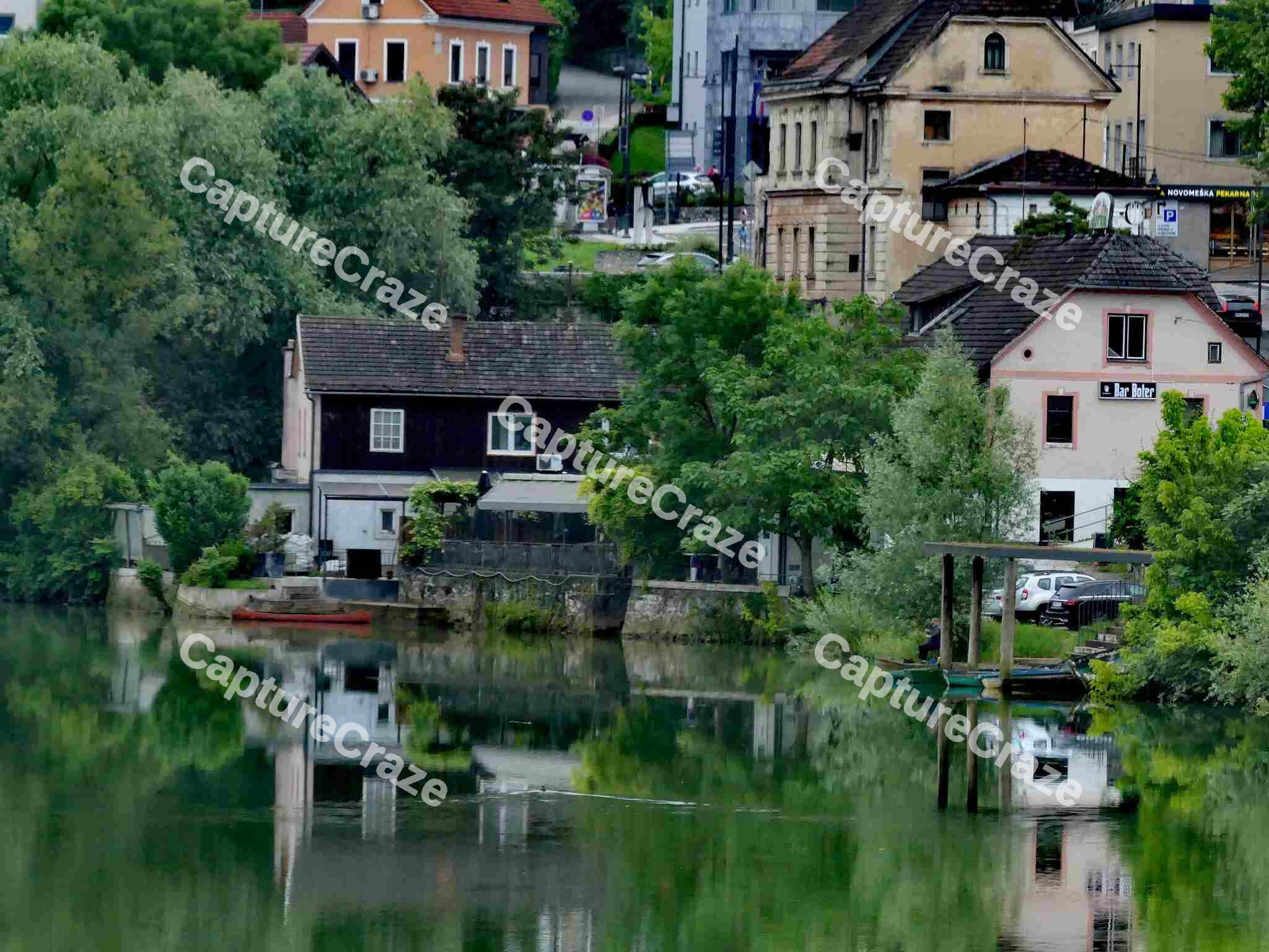 Houses along the river